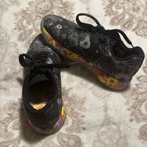 Nobull black and floral trainer+